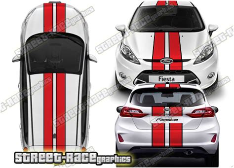 Ford Fiesta Racing Stripes