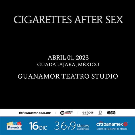 Cigarettes After Sex En Guadalajara