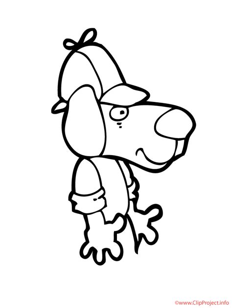 Kostenlose ausmalbilder in einer vielzahl von themenbereichen, zum ausdrucken und anmalen. Hund Ausmalbild kostenlos herunterladen