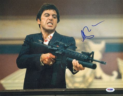 Al Pacino Signed Scarface 11x14 Photo Psa Hologram Pristine Auction