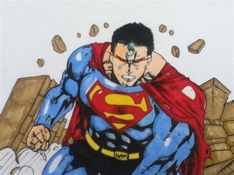 Drawing Superman Man Of Steel Dc Comics Youtube