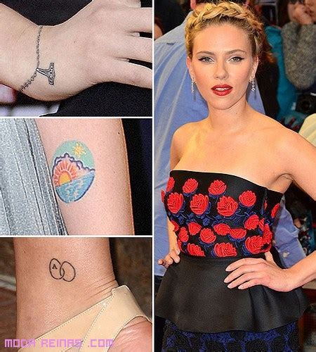Nuevo Tatuaje De Scarlett Johansson Moda Reinas