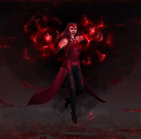 Elizabeth Olsen Scarlet Witch Concept Art