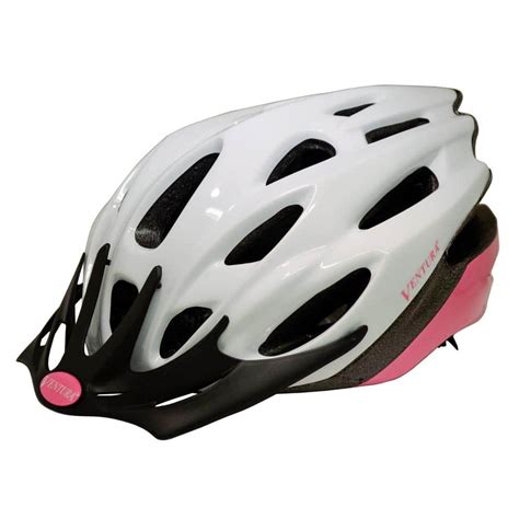 Ventura Whitepink In Mold Helmet In Size L 58 61 Cm 733195 The
