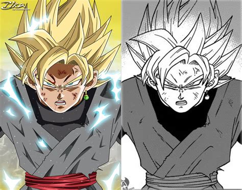 Black Goku Super Sayian 2nd Comparison By Zika Arts On Deviantart