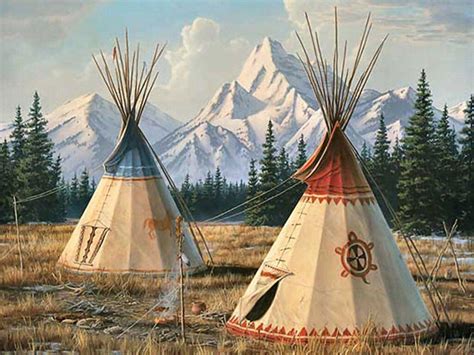 Native American Teepees Wallpapers Top Free Native American Teepees