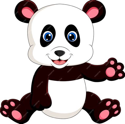 Premium Vector Cute Baby Panda