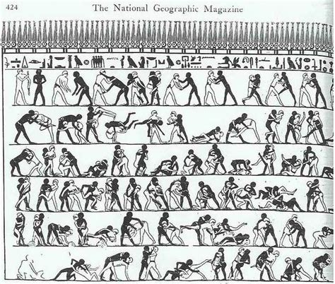 Ancient Egyptian Grappling Manual Kampfsport Zweikampf Fechten