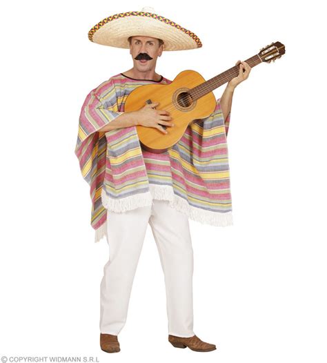 Mexican Poncho Fancy Dress Costume (Cultures)