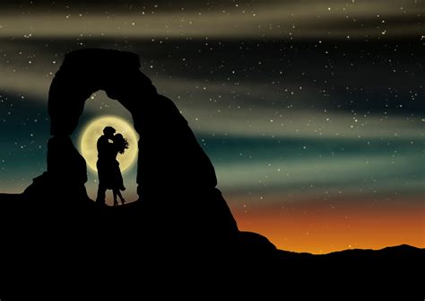 3000x2000 romantic kiss over moon 3000x2000 resolution wallpaper hd other 4k wallpapers images