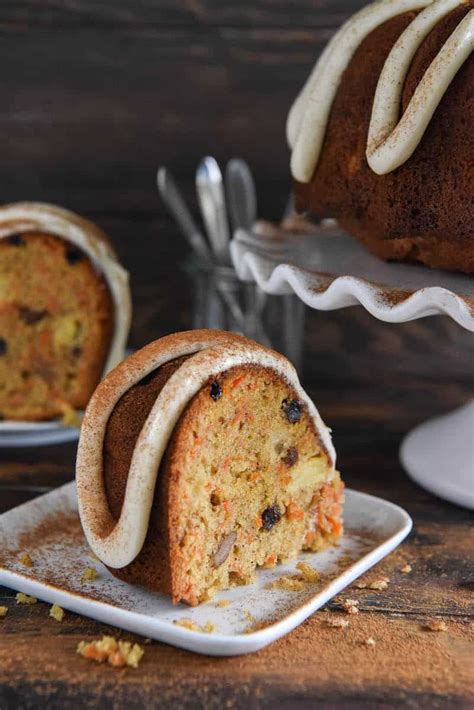 Search for text in url. Loaded Carrot Bundt Cake: a moist carrot cake, made with a ...