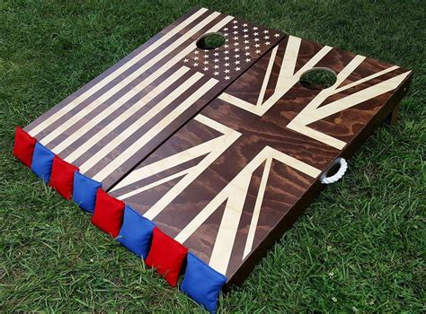 Custom Cornhole Boards Almost Any Flag United Kingdom