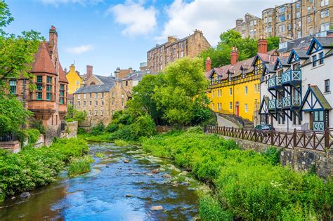 Dean Village In Edinburgh Charming Cottages In Water Of Leith Go Guides