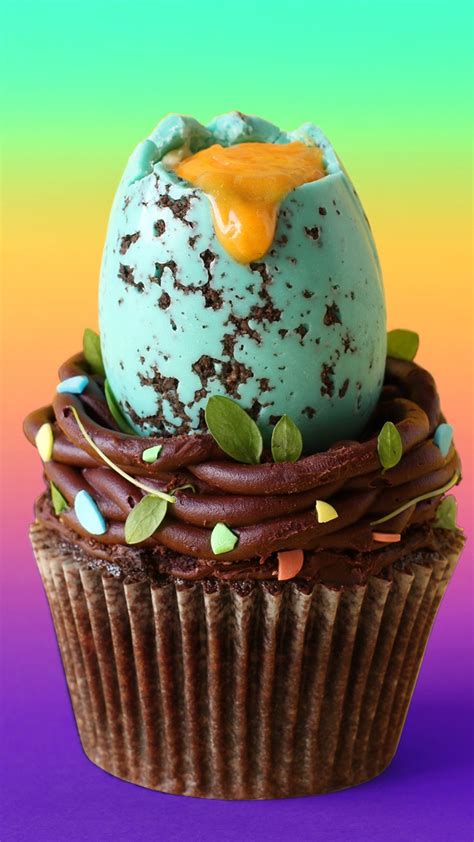 Eggs are most commonly thought of as a key ingredient in a number of savoury dishes whether you're looking to bake a birthday cake, or rustle up a last minute dessert, take a look and try out our range of. Cheesecake Easter Egg Hunt Cupcakes | Recipe | Cupcake recipes, Cupcake cakes, Easy cake recipes