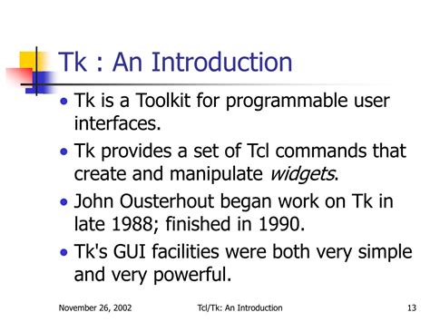 Ppt Tcltk An Introduction Powerpoint Presentation Free Download