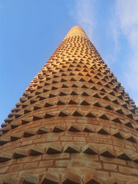 Alberto Kalach Designs Tall Red Brick Chimney At Tadao Andos Casa Wabi