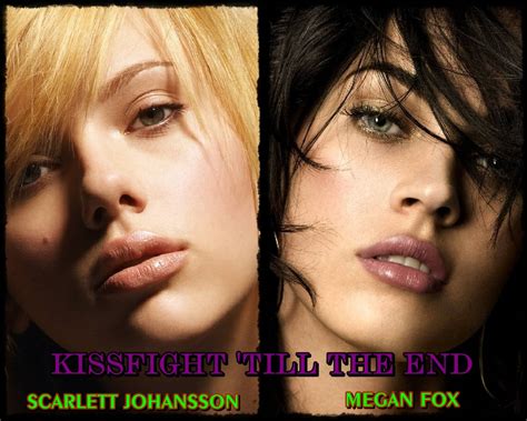 My Fantasies Ix Scarlett Johansson Vs Megan Fox By Anubisxrelatos On