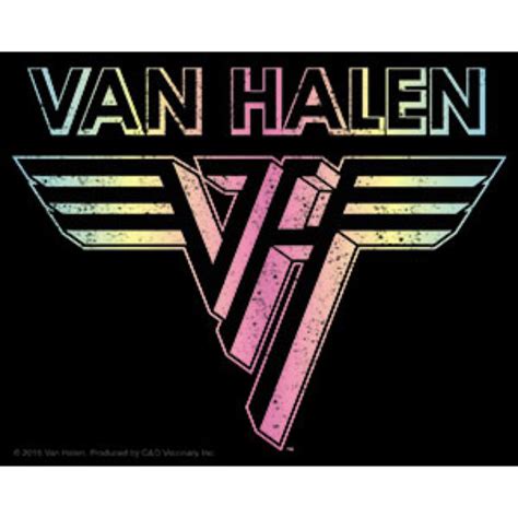 Van Halen Rainbow Vinyl Sticker At Sticker Shoppe