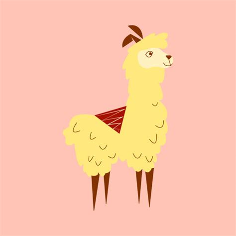 Best Drawing Of The Smiling Llama Illustrations Royalty Free Vector