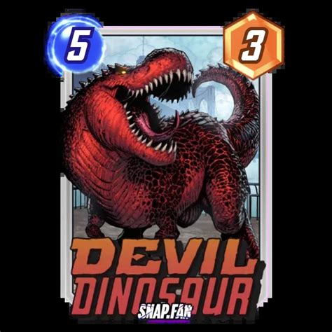 Devil Dinosaur Decks Marvel Snap Card Database