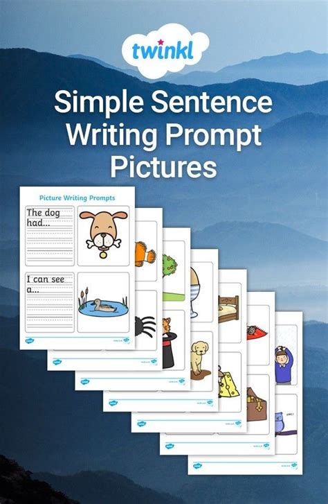 Simple Sentence Writing Prompt Pictures Picture Writing Prompts
