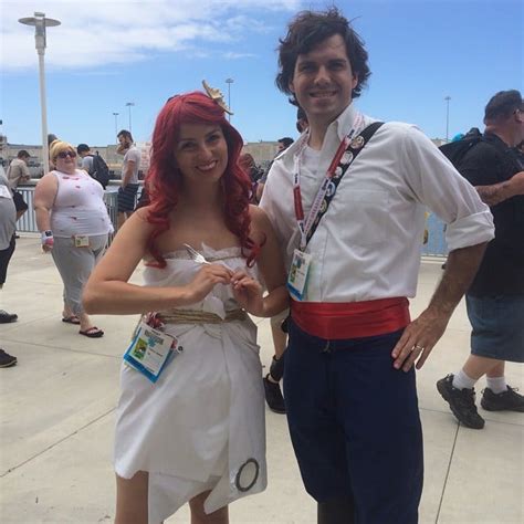 Ariel And Eric Disney Costumes At Comic Con 2015 Popsugar Love