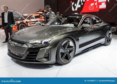 Audi E Tron Gt Concept Car Editorial Photography Image Of Auto 141980017