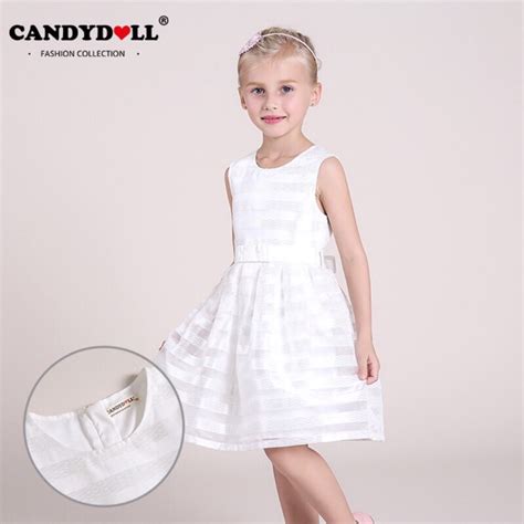 White Candydoll Princess Dress For Girls Shopee Singapore