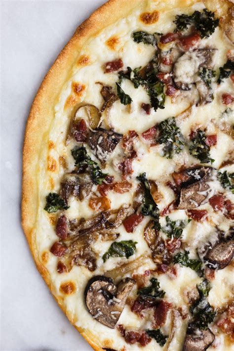 Mushroom Pizza Recipes Pizza Oven Recipes White Pizza Recipes White