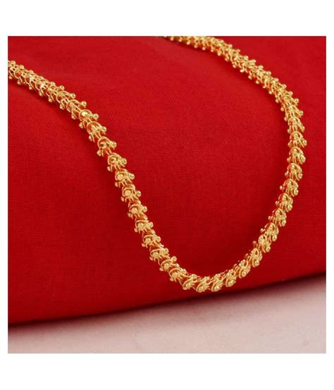 22kt Gold Plated Neck Chain For Men And Women Daily Wear