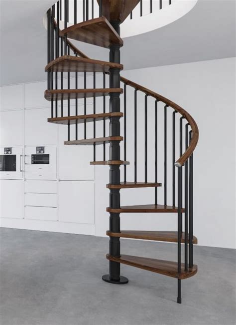 Gamia Wood Deluxe Spiral Stair Kit 1200mm Stair Kits Stairs