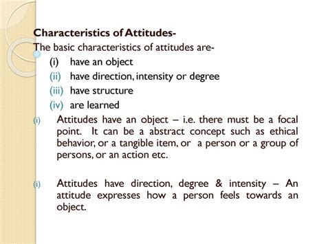Attitude It Is How Positive Or Negative Favorable Or Unfavorable Or Pro Or Con A Person Feels
