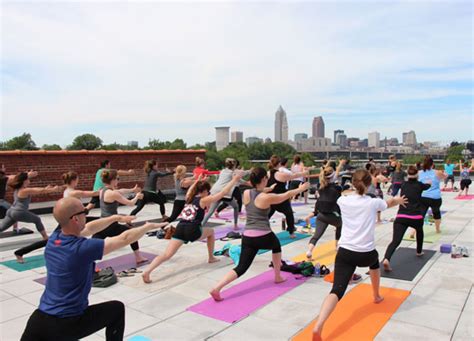 Rooftop Yoga Tremont Athletic Club