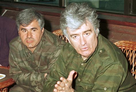 Ex Bosnian Serb Leader Radovan Karadzic Faces War Crimes Verdict At Un Court Daily Mail Online