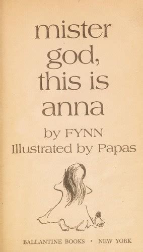 Mr Godthis Is Anna August 12 1976 Edition Open Library