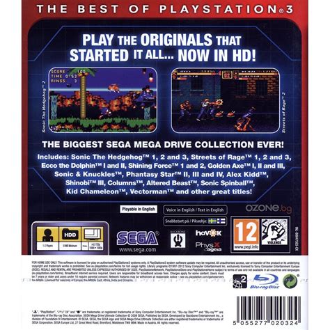 Игра Sega Mega Drive Ultimate Collection Essentials за Playstation 3