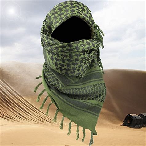 Arabic Scarf Cotton Military Shemagh Keffiyeh 34x34 Tactical Arab
