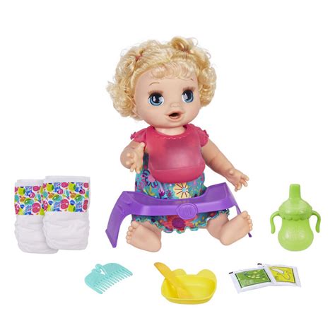 Baby Alive Happy Hungry Baby Makes 50 Sounds And Phrases Eats And