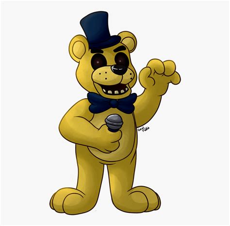 Five Nights At Freddys Fan Art Golden Freddy Png Five Nights At