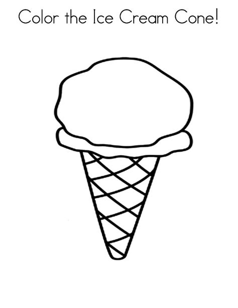 Snow Cone Coloring Pages
