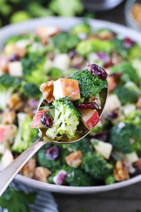 There are a lot of variations on the original broccoli salad recipe, but the basics are still the same. Broccoli Salad (with Apples, Walnuts, and Cranberries ...