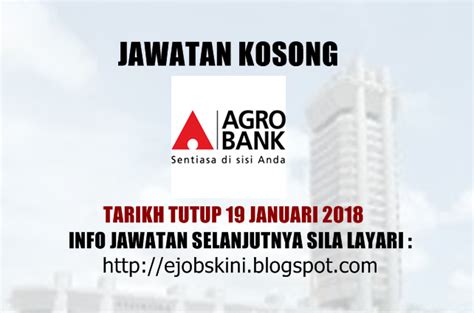 Jawatan kosong lembaga kemajuan pertanian kemubu. Jawatan Kosong Bank Pertanian Malaysia Berhad (Agrobank ...