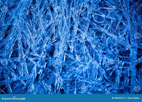 Ice Crystal Texture Stock Photo Image 40422571