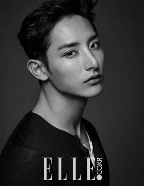 Lee Soo Hyuks Sharp Features Stand Out In Black And White In Elle