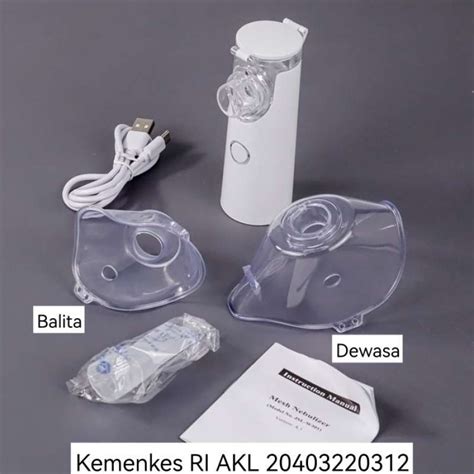 Promo Inhaler Nebulizer Uap Bayi Pilek Asma Portable Dengan USB Baterai Diskon Di Seller