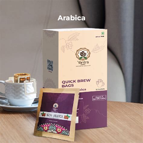 100 Arabica Quick Brew Bags Yantra Coffee