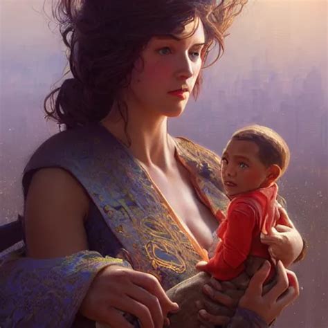 Giantess Woman Holding A Small Man In Her Hands Stable Diffusion