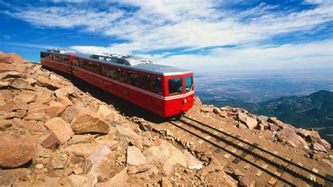 Cog Railway Sunrise Train To Pikes Peak Summit