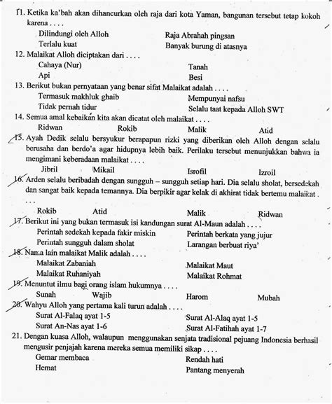 Pilihlah salah satu jawaban yang benar dari pilihan jawaban yang tersedia! Soal Uts Agama Kristen Kelas 8 Semester 1 Kurikulum 2013 ...