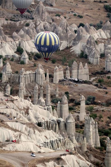 Turkey Cappadocia Love Valley Balloon Ride Stock Photo Image Of